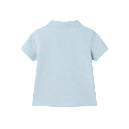 kids-2-7-textured-polo-and-shorts-set-light-blue-shark Andy & Evan at Sophia's Style-8